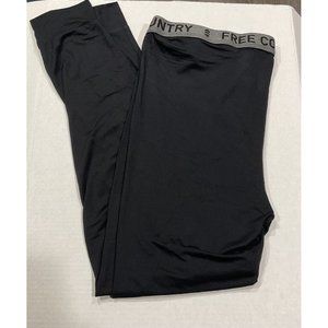 Free Country Long Underwear Men’s XL Black 36x28